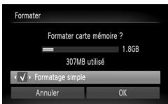 CANON POWERSHOT SX210 IS - Choisissez [Formater]. - 1