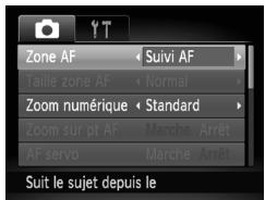 CANON POWERSHOT A3200 IS - Choix du sujet sur lequel effectuer la mise au point (suivi AF) - 1