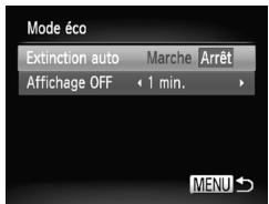 CANON POWERSHOT A3200 IS - Désactivation de la fonction mode éco - 1