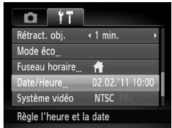CANON POWERSHOT A3200 IS - Affichez le menu. - 1