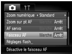 CANON POWERSHOT A3200 IS - Désactivation de la fonction faisceau AF - 1