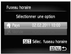 CANON POWERSHOT A3200 IS - Utilisation du fuseau horaire - 1