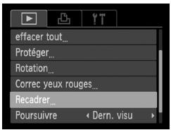 CANON POWERSHOT A800 - Recadrage des images - 1