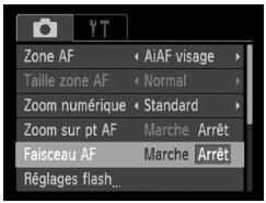 CANON POWERSHOT A800 - Désactivation de la fonction Faisceau AF - 1