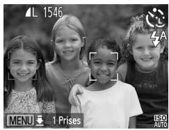 CANON POWERSHOT A800 - Utilisation du retardateur avec détéction des visages - 1