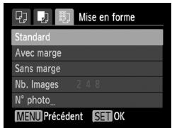 CANON POWERSHOT A800 - Sélectionnéz le type de papier. - 1