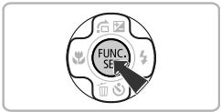 CANON POWERSHOT A800 - Menu FUNC. - Procedures de base - 4