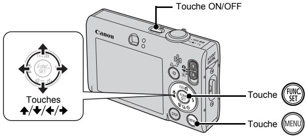 CANON DIGITAL IXUS 80 IS - Réglage de la date et de l'heure - 1