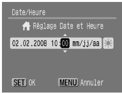 CANON DIGITAL IXUS 80 IS - Réglage de la date et de l'heure - 2