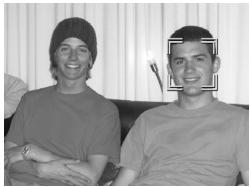 CANON DIGITAL IXUS 80 IS - Selectionnez le visage sur lequel vous pouze effectuer la mise au point. - 3