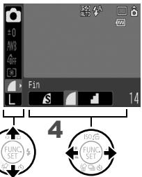 CANON DIGITAL IXUS 80 IS - Menu FUNC. (touche FUNC SET) - 5