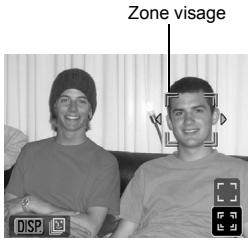 CANON DIGITAL IXUS 80 IS - Selectionnez le visage sur lequel vous pouze effectuer la mise au point. - 1
