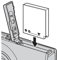 CANON DIGITAL IXUS 80 IS - Insérez la batterie. - 1