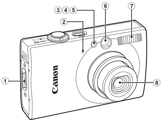 CANON DIGITAL IXUS 80 IS - Vue avant - 1