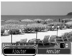 CANON DIGITAL IXUS 80 IS - Ajoutaune listedimpression - 1