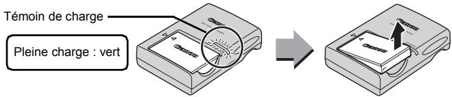 CANON DIGITAL IXUS 80 IS - Retirez la batterie lorsqu'elle est entierement chargée. - 1