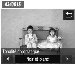 A3400 IS Tonalité chromatique Noir et blanc