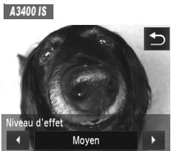 A3400 IS Niveau d'effet Moyen