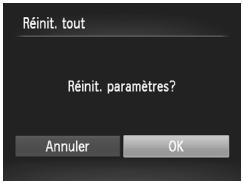 Réinit. tout Réinit. paramètres? Annuler OK