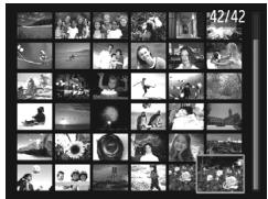CANON POWERSHOT A4000, POWERSHOT A4050 - Affichez les images dans un index. - 1