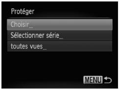 CANON POWERSHOT SX30 IS - Choisissez [protégier]. - 1