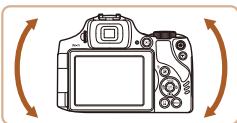 CANON POWERSHOT SX60 HS - Reglez l'inclinaison de l'appareil photo au besoin. - 1