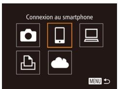 CANON POWERSHOT SX60 HS - Accedez au menu Wi-Fi. - 1