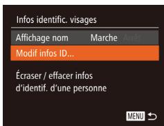 CANON POWERSHOT SX60 HS - Changement de noms - 1