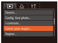 CANON POWERSHOT SX60 HS - Correction des yeux rouges - 3