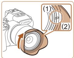 CANON POWERSHOT SX60 HS - Utilisation d'un pare-soleil (vendu séparémented) - 3
