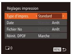 CANON POWERSHOT SX60 HS - Configuration des réglages d'impression - 3