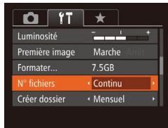 CANON POWERSHOT SX60 HS - Numérotable de fichiers - 1