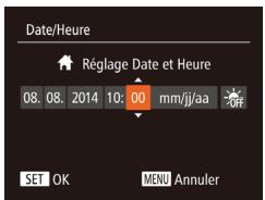 CANON POWERSHOT SX60 HS - Date et heures - 1