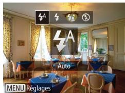 Auto MENU Réglages