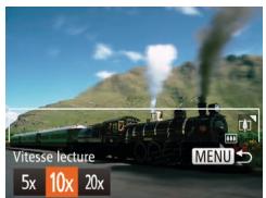 Vitesse lecture 5x 10x 20x MENU