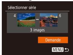 CANON IXUS 175 - Configuration de l'impression pour une plage d'images - 1