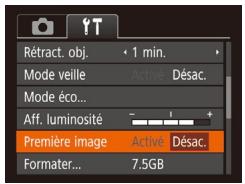 CANON IXUS 175 - Masquer l'écran de démarrage - 1