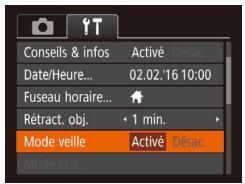 CANON IXUS 175 - Utilisation du Mode veille - 1