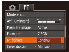 CANON IXUS 175 - Numérotation de fichiers - 1