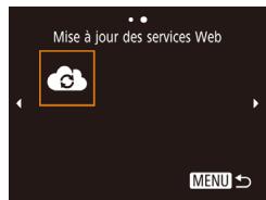 CANON IXUS 180 - Enregistrement d'autres services web - 5