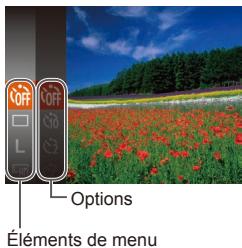 CANON IXUS 180 - Accédez au menu FUNC. - 1