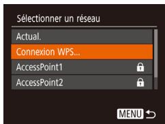 CANON IXUS 180 - Accédez au menu wi-fi. - 5