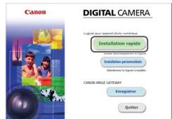 CANON IXUS 180 - Installation des logiciels - 1