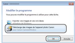 CANON IXUS 180 - Mettez l'appareil photo sous tension pour accéder à camerawindow. - 3