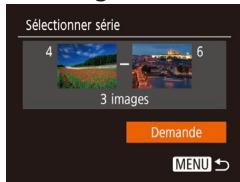 CANON IXUS 180 - Configuration de l'impression pour une plage d'images - 1