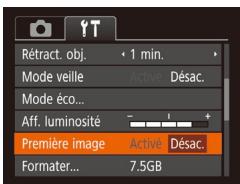 CANON IXUS 180 - Masquer l'écran de démarrage - 1