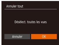 CANON IXUS 180 - Effacement de toutes les images de la liste d'impression - 1