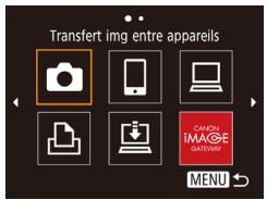 CANON IXUS 180 - Accédez à la page mentionnée dans le message de notification et terminez les réglages de liaison de l'appareil photo. - 2