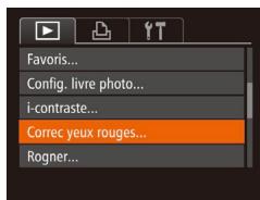 CANON IXUS 275 - Correction des yeux rouges - 3