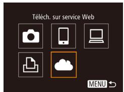 CANON IXUS 275 - Accedez au menu Wi-Fi. - 3